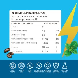 Windboss Chicles/mentas Con L-teanina Y Vitaminas B12 Y B6 |