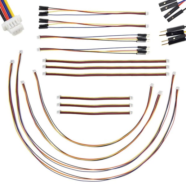 Hiteuoms Dupont Connector Kit I2C Qwiic Cable Kit Stemma QT