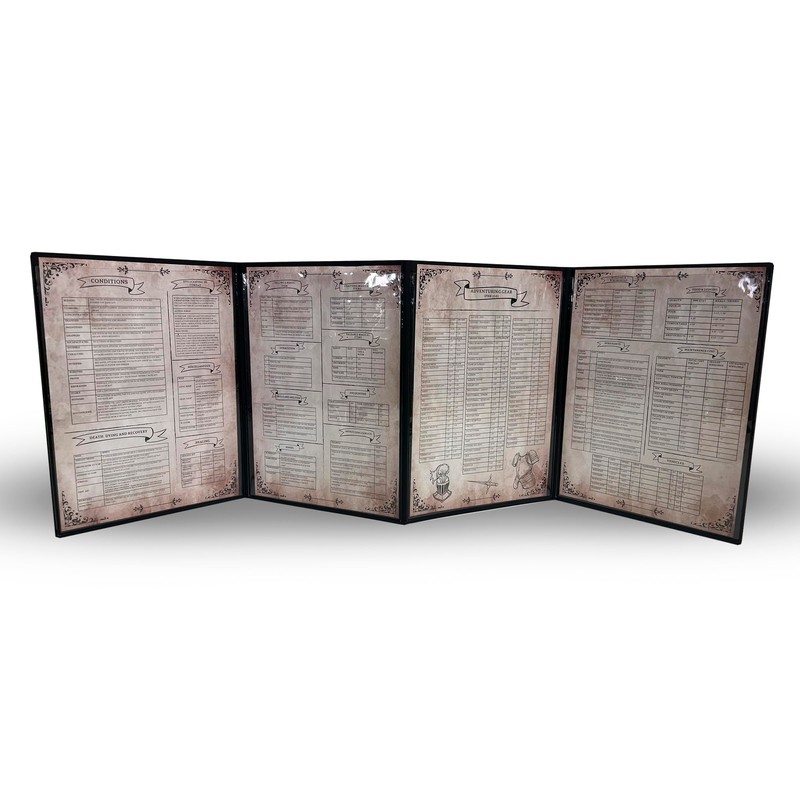 Schermo Dungeon Master con Vassoio per Dadi DOJA Hobbies, DM