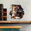 Seamstress Mouse Hole 3D Wall Sticker - Unique Gift Idea