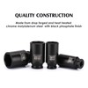 MIXPOWER 8 Pieces 1/2-Inch Drive Deep Impact Socket Set, CR-MO,