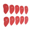 10PCS Golf Club Head Cover PU Leather Protective Abrasion Resistant