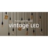 (2 bulbs) GE 48556 Vintage Style, Amber Glass A19 LED