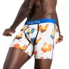 Good Luck Undies Men's Roosters Boxer Brief Underwear, Extra Large