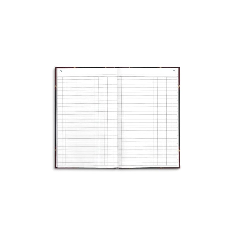 STAPLES Hardbound Journal, Black/Burgundy, 7.25" x 11.75", Ruled Writing Notebook