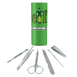 Elf Movie Logo Stainless Steel Manicure Pedicure Grooming Beauty Care Travel Kit