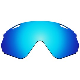 Alphax Ice Blue Polarized Replacement Lenses for Oakley Wind Jacket 2.0 OO9418