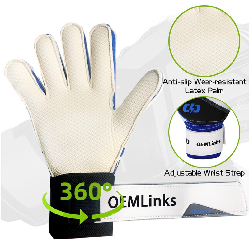 Latex Soccer Goalkeeper Gloves Football Goalie Gloves with Strong Grips