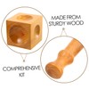 TEHAUX Wood Punch Kit Jewelry Making Tool Wooden Doming Dapping