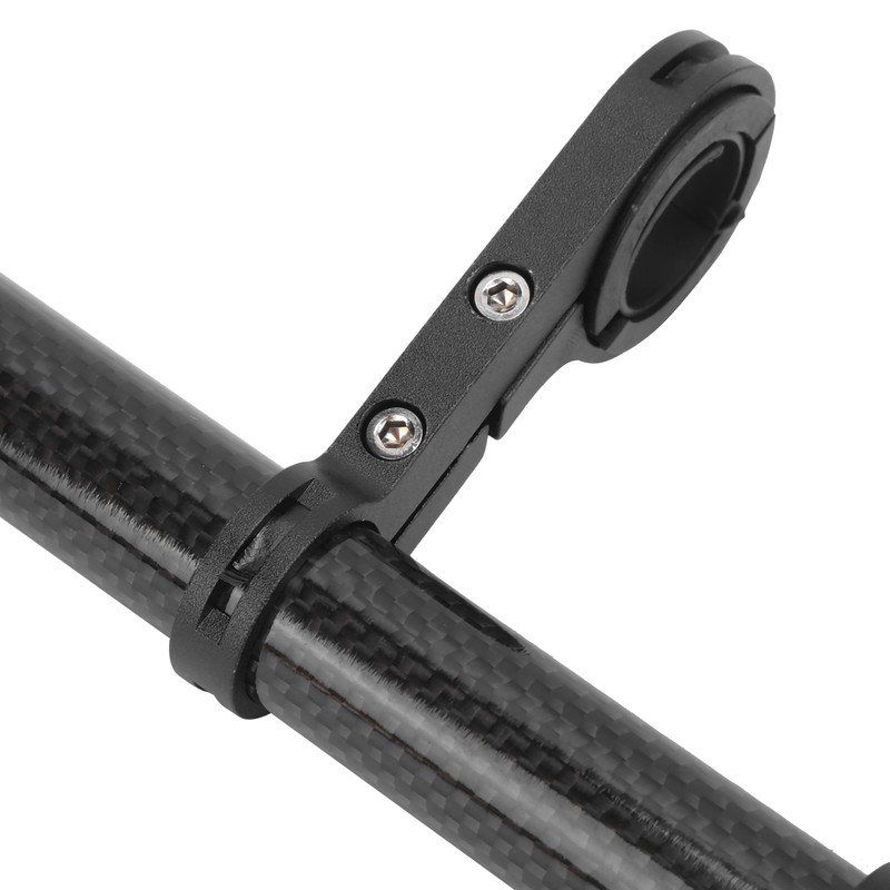 20CM Carbon Tube Bicycle Handlebar Extender Bracket Mount Bike Headlight