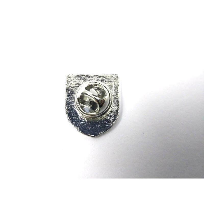 [F NODE] Italian Flag Color Pin Badge Shield Shape 0.7