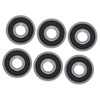 10Pcs Deep Groove Ball Bearing Rubber Seals Extra Light Series