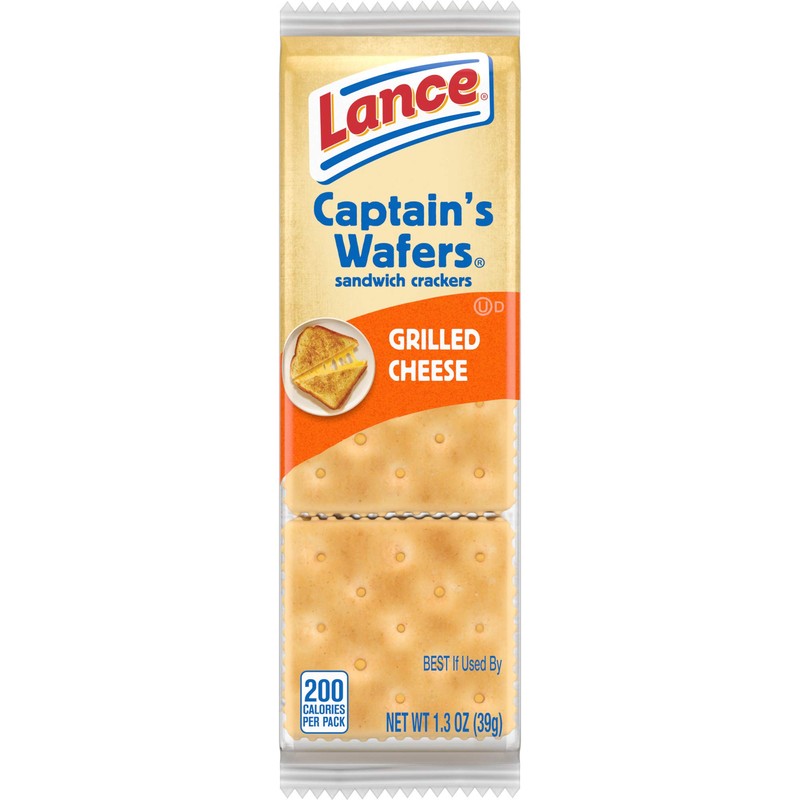 Lance Sandwich Crackers, Variety Pack Captain's Wafers, 8 Ct Box