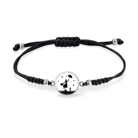 Miss Lovie Mary Poppins Jewellery Women's Stainless Steel Nickel-Free Hypoallergenic with Charms Pendant Carnival Costume Size Adjustable Includes Elegant Gift Box, Size-adjustable, Stainless Steel