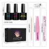 43pcs Kit Para Uñas Gel Nail Polish + Base Top
