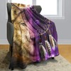 YISUMEI Wolf Dreamcatcher Fleece Throw Blanket (150x200 cm)