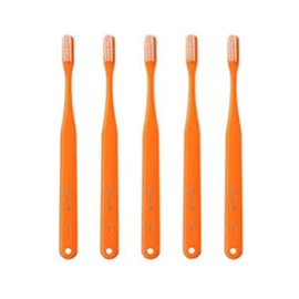 [Set of 25] Dental Oral Care Tuft 24 MS (Medium Soft), Orange