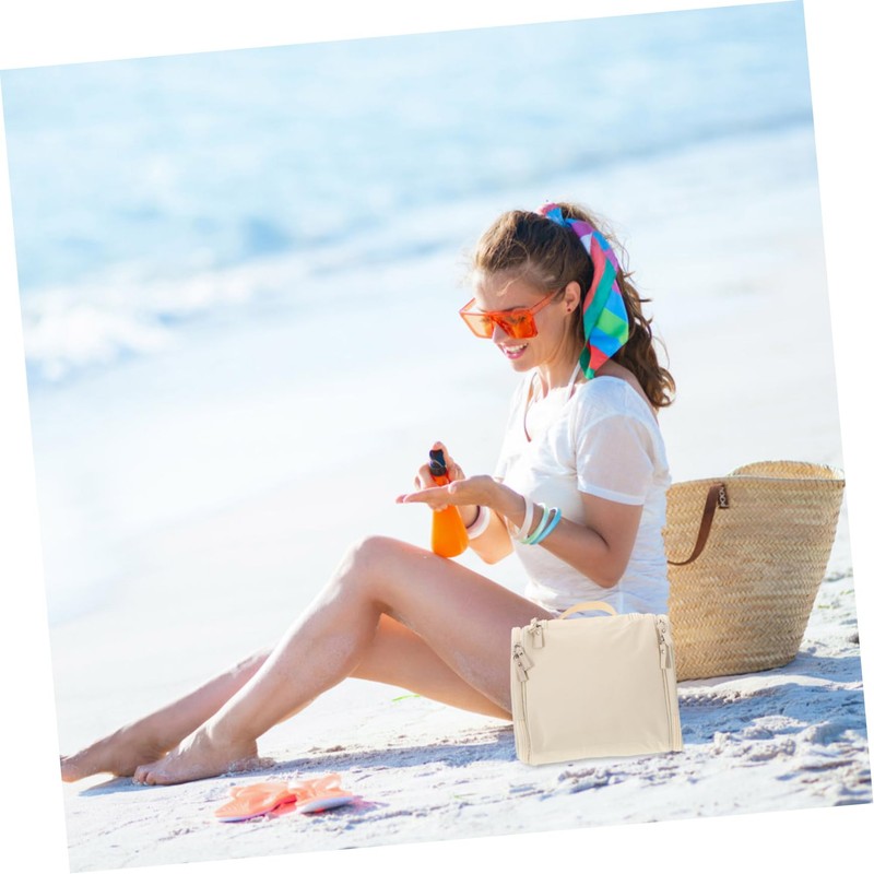 Healvian Hanging Toiletry Bag Travel Organizer with Smart Compartments Capacity