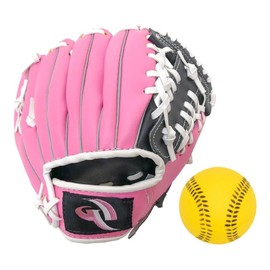 GP 45613 Kids 9" Right Throw Baseball Glove with Soft Ball Pink
