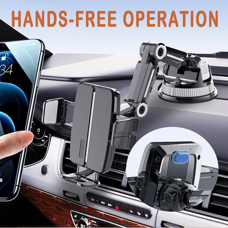 Suction Cup Car Phone Mount Dash Mounted Holders Windshield Phone