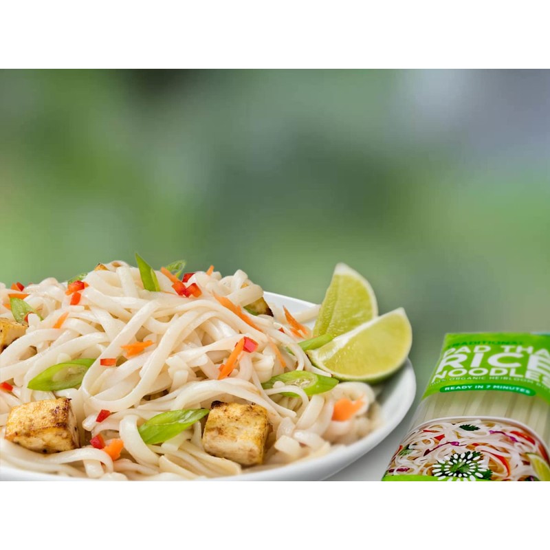 Lotus Foods Organic Traditional Pad Thai Rice Noodles (PACK OF
