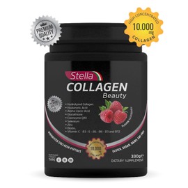 Stella Collagen Beauty Collagen 330 gr - Glutatyon Ve 14 Multivitamin Ve Mineral Içeren Hidrolize Kolajen Peptit