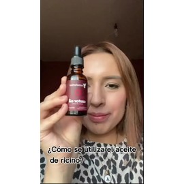 Aceite De Ricino Puro, 100 Natural, Para Pestañas Y Cejas                                                                                             