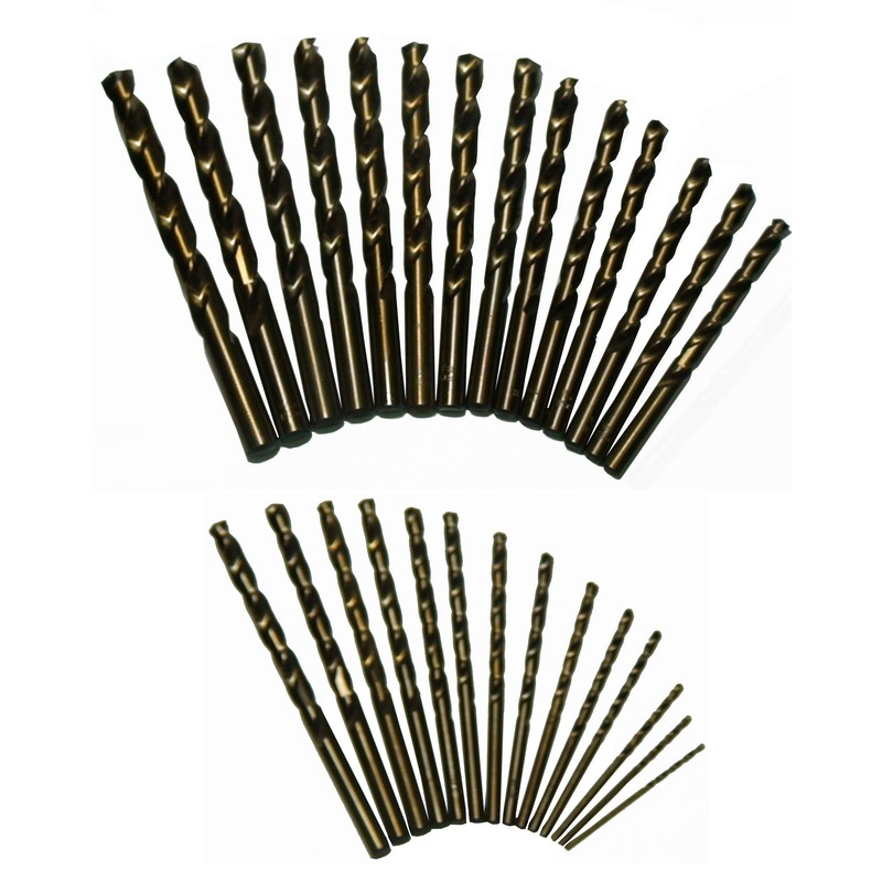 Drill America - DWD29J-CO-PC 29 Piece M35 Cobalt Drill Bit