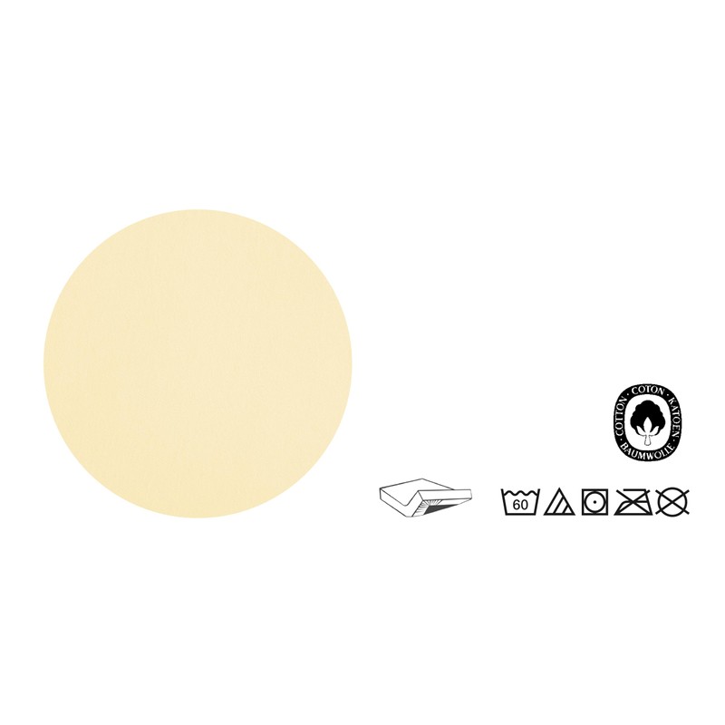 Biberna Fine jersey fitted sheet (Max. mattress height 22 cm)