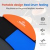 Practice Drum Pad, 4 Surfaces Drum Practice Pad, Silent Practice
