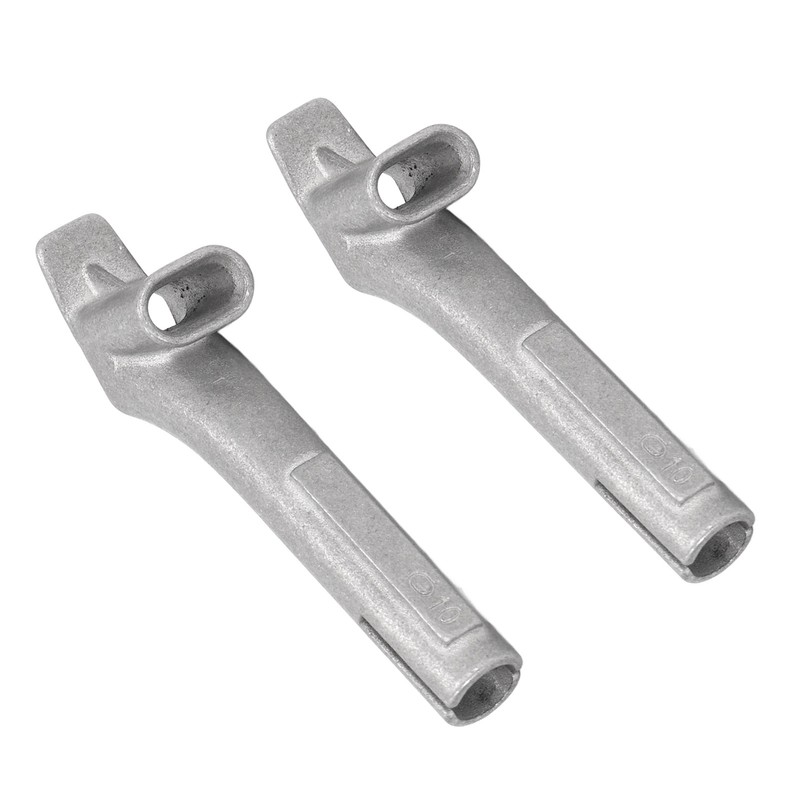 2PCS Heat Gun Nozzle 5x10mm Oval Head 8mm End Hot