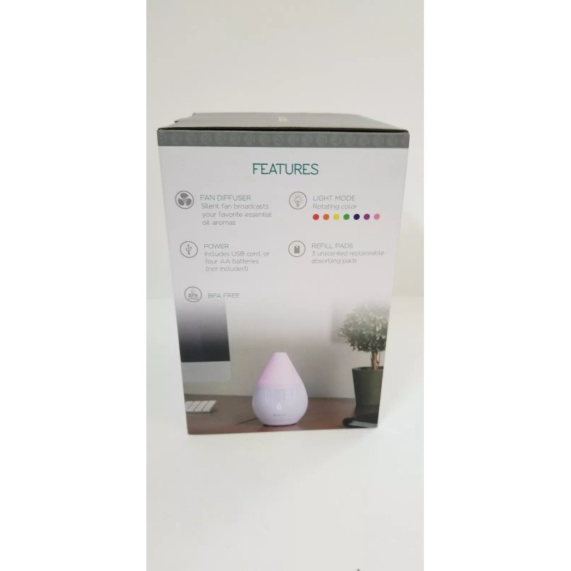 SpaRoom Scentifier Fragrance Diffuser in White w/ Lighting BRAND NEW