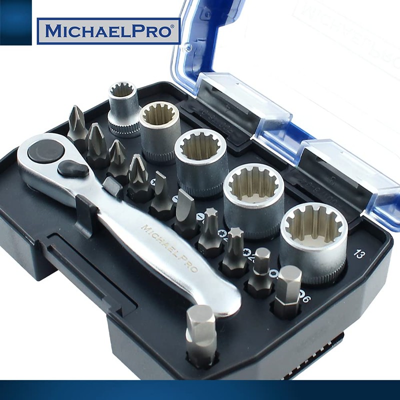 MichaelPro MP012006 1/4 Inch Mini High Torque Mini Ratchet Screwdriver