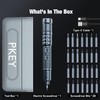 PKEY Cordless Electric Screwdriver Set, Mini Electric Screwdriver, 28 Magnetic