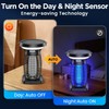 ZECHUAN Solar Bug Zapper Outdoor Waterproof, Portable Pest Control Electric