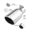 LCGP 3.5" Diesel Exhaust tip, 3.5''x5''x12'' Stainless Steel Exhaust Tailpipe