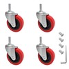 MySit 12 Pack Creeper Wheels 2.5 Inch Heavy Duty Swivel