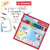 Brush Pens with Hand Lettering Guide- STABILO Pen 68 brush