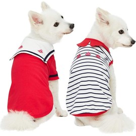 Blueberry Pet 9 Patterns Soft & Comfy Sea Lover Shirt - Cotton T-Shirt for Dogs or Kids