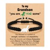 ORISPRE Grandson Bracelet Gifts from Grandma Grandparents Graduation Gifts for