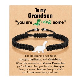 ORISPRE Grandson Bracelet Gifts from Grandma Grandparents Graduation Gifts for Kids Boys 3 4 5 6 Year Old Boy Birthday Gift Ideas Valentines Day Christmas