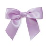 2" Lavender Pre-Tied Satin Gift Bows with Twist Ties -