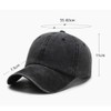 EOMECUIGAO Men's Cap, Deep Hat, Men's Large Size, Cotton Washed,