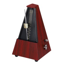 MECCANIXITY Mechanical Metronome,High Accuracy Musical Timer Universal Music Metronome for Piano Guitar Violin Ukulele Player,Teak Color