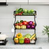 Wetheny 3-Tier Fruit Basket Bowl Vegetable Storage with Banana Hook