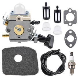 Bynor BG86 Carburetor Replacement For Stihl SH56 SH56C SH86 SH86C C1M-S261B Leaf Blower Carb 4241 120 0616 With Primer Bulb Fuel Filter & Spark Plug