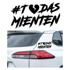 Calcomanía Todas Mienten Sticker Pegatina Adhesiva Vinilo Resistente Agua/UVA para Moto Auto Casco Laptop Universal | 17x9cm (Negro)