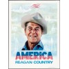 1980 President Ronald Reagan NEW Metal Sign: "Reagan Country" Cowboy Hat Pose