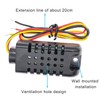 Oiieco 1Pcs DHT21/AM2301 Capacitive Digital Temperature Humidity Sensor Module, ABS
