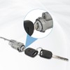 WMPHE Ignition Switch 4Pcs Door Lock Cylinder with Key Compatible